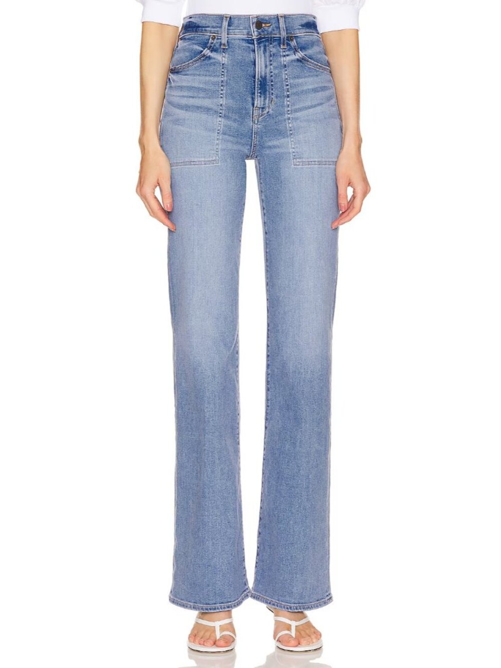 NWT Veronica Beard Crosbie in Amethyst High Rise Wide Leg Stretch Jeans 27